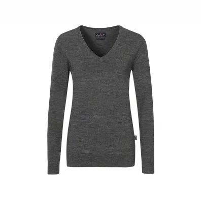 Hakro V-Pullover Merino Wool Lady