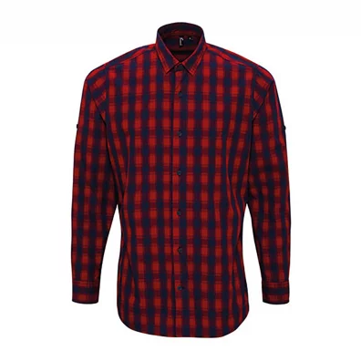 Premier Mulligan Check Cotton Long Sleeve Shirt