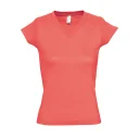 Sol\'s Women\'s V-Neck-T-Shirt Moon_11388  coral_web