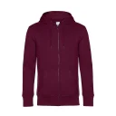 B&C King Zipped Hood_weinrot_web