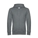 B&C King Zipped Hood_dunkelgrau_web