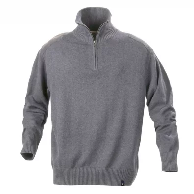 James Harvest Zip-neck Sweater Man Largo