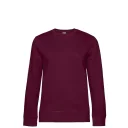 2B&C KING Crew Neck Sweat Ladies_weinrot_web