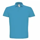 B&C Unisex Polo blau