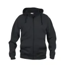 Clique Basic Hoody Full Zip  schwarz_web