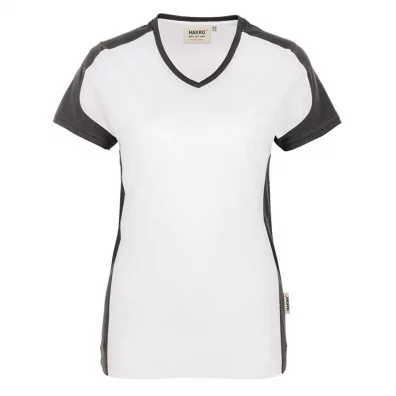 HAKRO V-Shirt Contrast Performance Lady